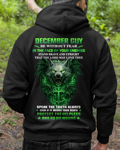 DECEMBER, STAND BRAVE AND UPRIGHT – SNOW MALE12 (SKU2602-105-12)