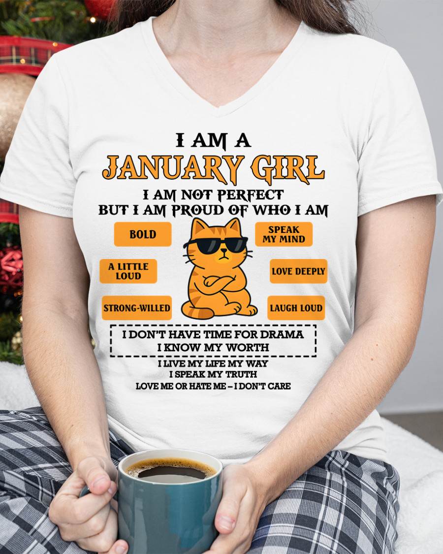 JANUARY SHIRT, I AM PROUD OF WHO I AM - FMA SNOW01 (SKU2603-292-01)