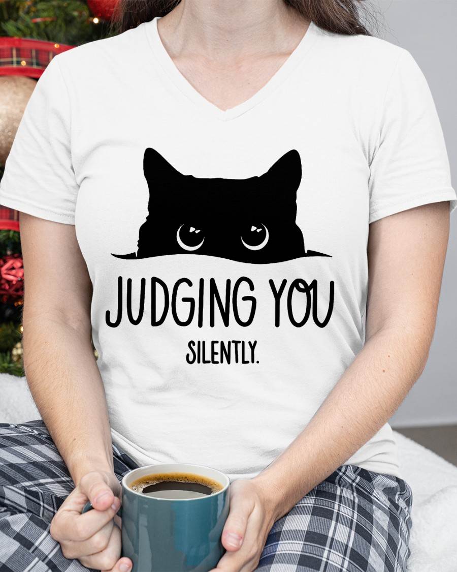 Cat Judging You Silently T-Shirt