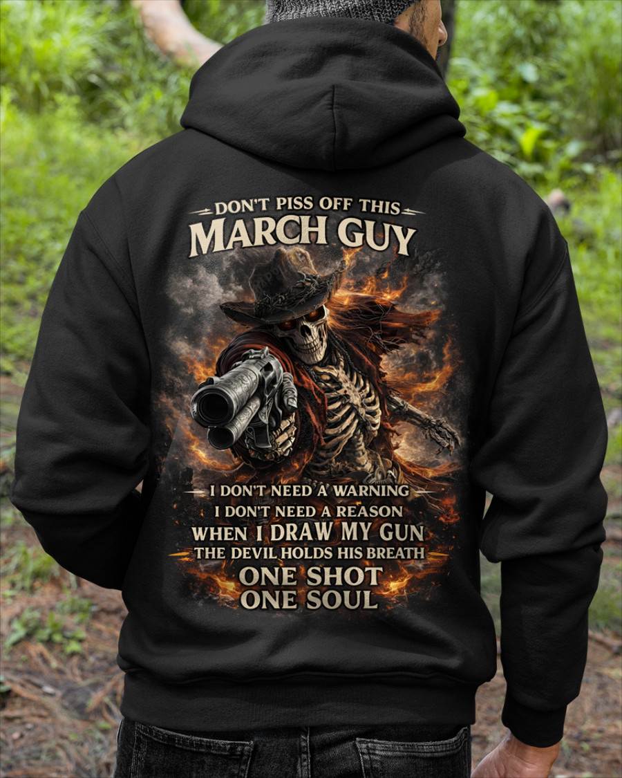 MARCH, DON’T PISS OFF THIS MARCH GUY - SNOW MALE03 (SKU26T-01115-03)