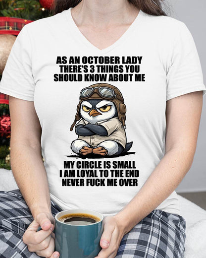 OCTOBER SHIRT, THESE ARE THREE THINGS - SNOW10 (SKU2604-207-10)