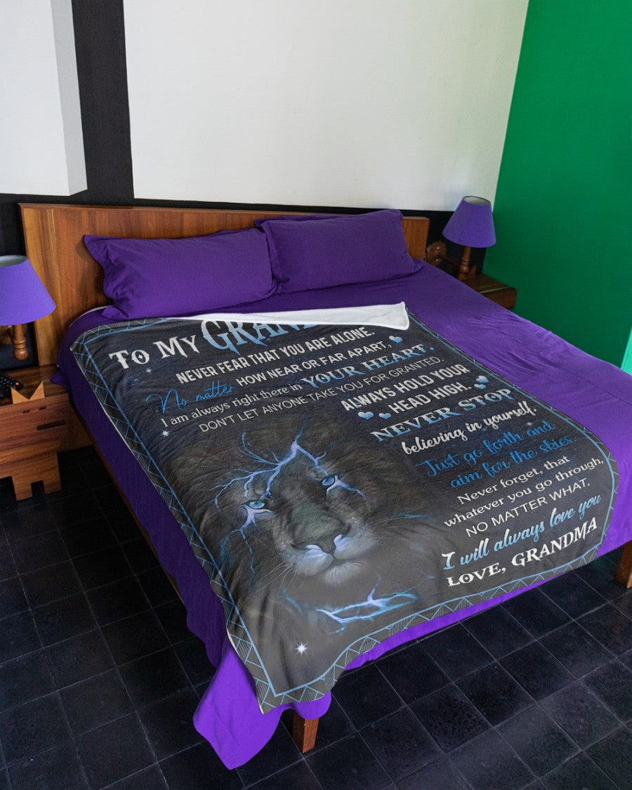 Special Gift For Your Grandson Blanket - From Grandma (SKUB10-64)