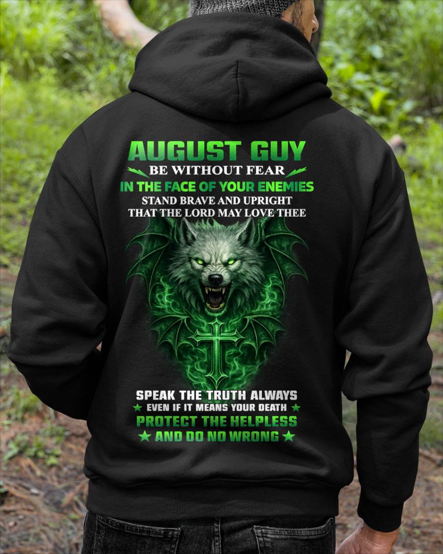 AUGUST, STAND BRAVE AND UPRIGHT – SNOW MALE08 (SKU2602-105-08)