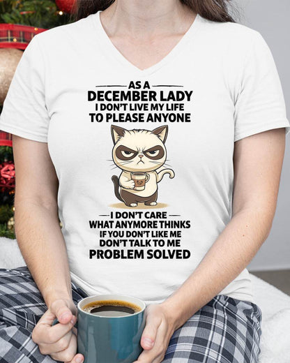 DECEMBER SHIRT, I DON’T LIVE MY LIFE TO PLEASE ANYONE - FMA SNOW12 (SKU2603-369-12)