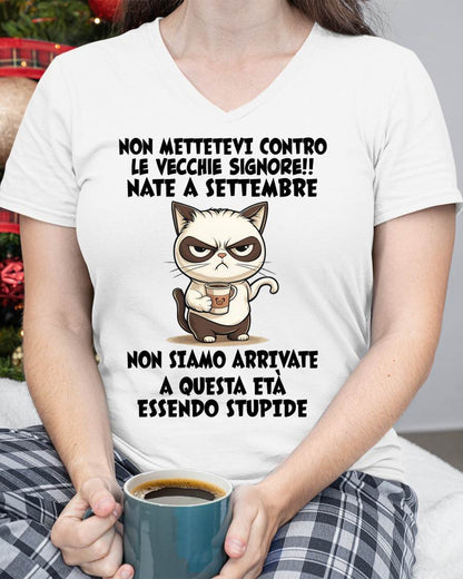 SETTEMBRE SHIRT NON METTETEVI CONTRO LE VECCHIE SIGNORE!! - SNOW09 (SKU2605-253-09)