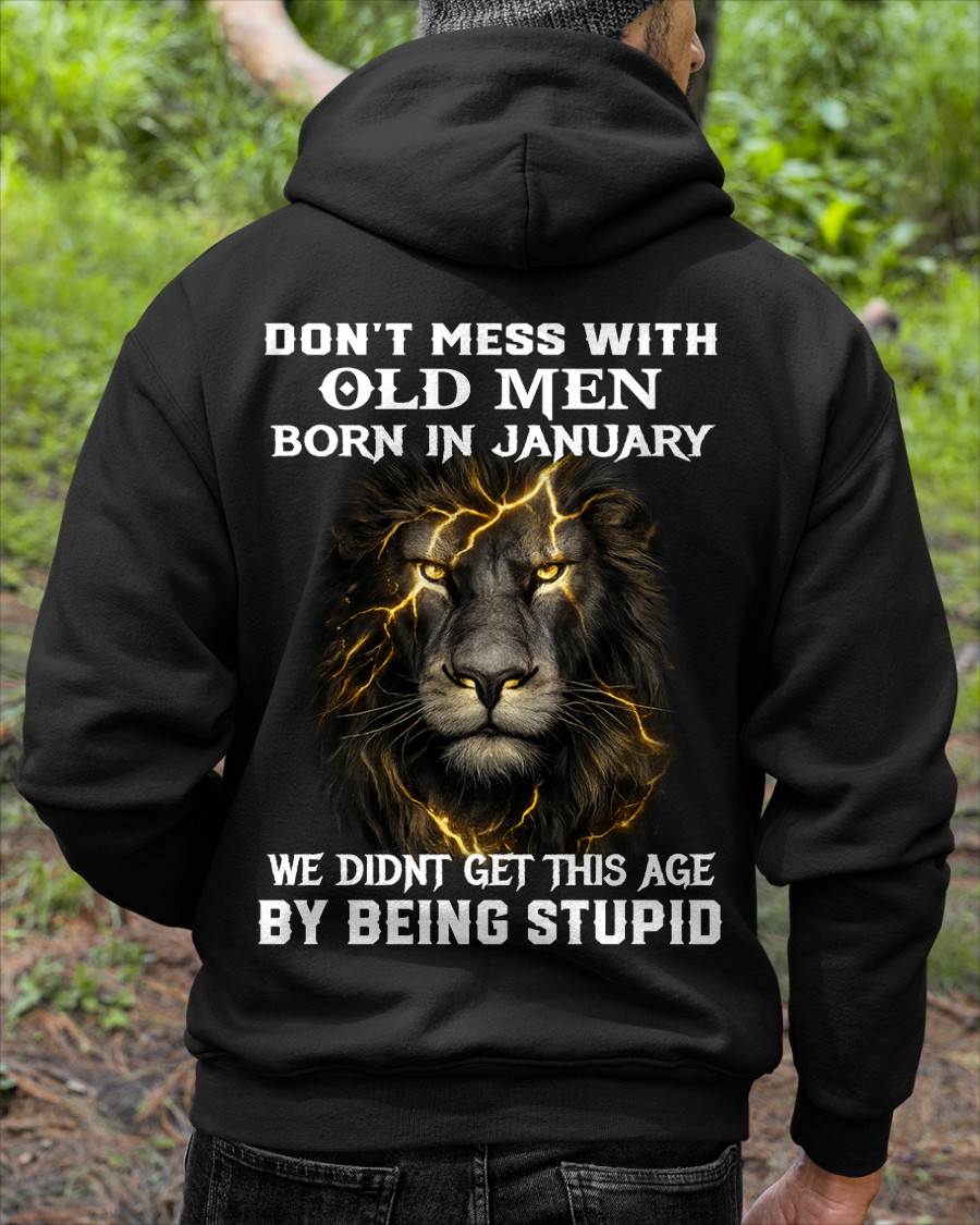 JANUARY SHIRT, DON’T MESS WITH OLD MEN - SNOW MALE01 (SKU2604-309-01)