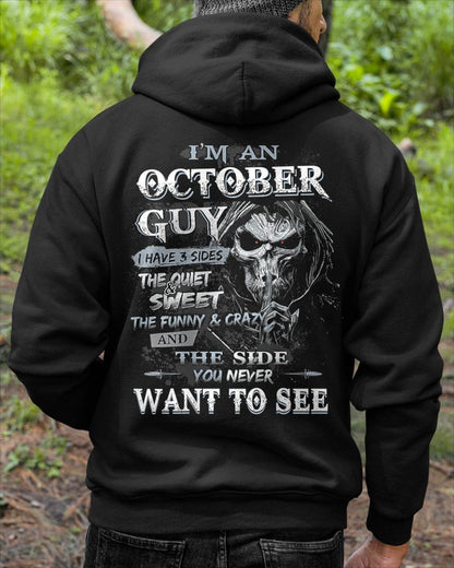 OCTOBER, I HAVE 3 SIDES THE QUIET & SWEET THE FUNNY & CRAZY-SNOW MALE10 (SKU07-60-10)