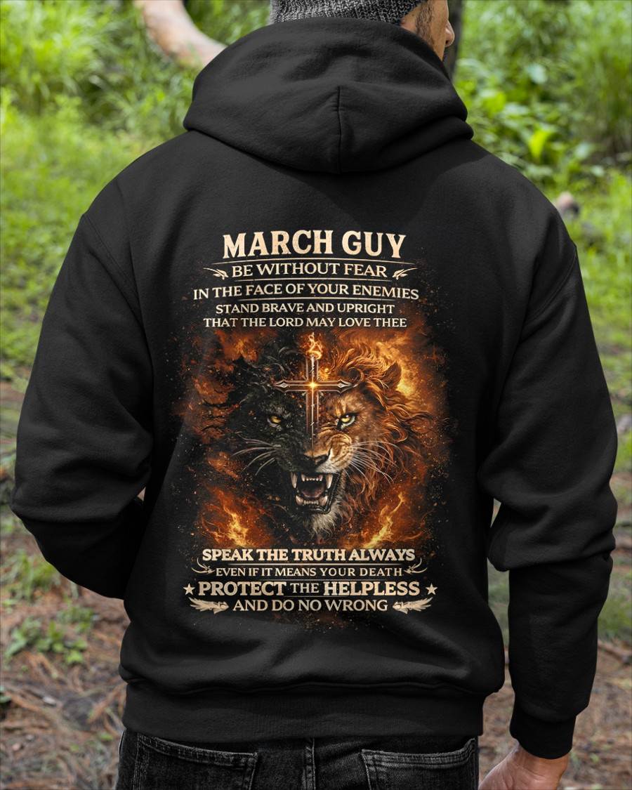 MARCH, STAND BRAVE AND UPRIGHT - SNOW MALE03 (SKU2603-09-03)