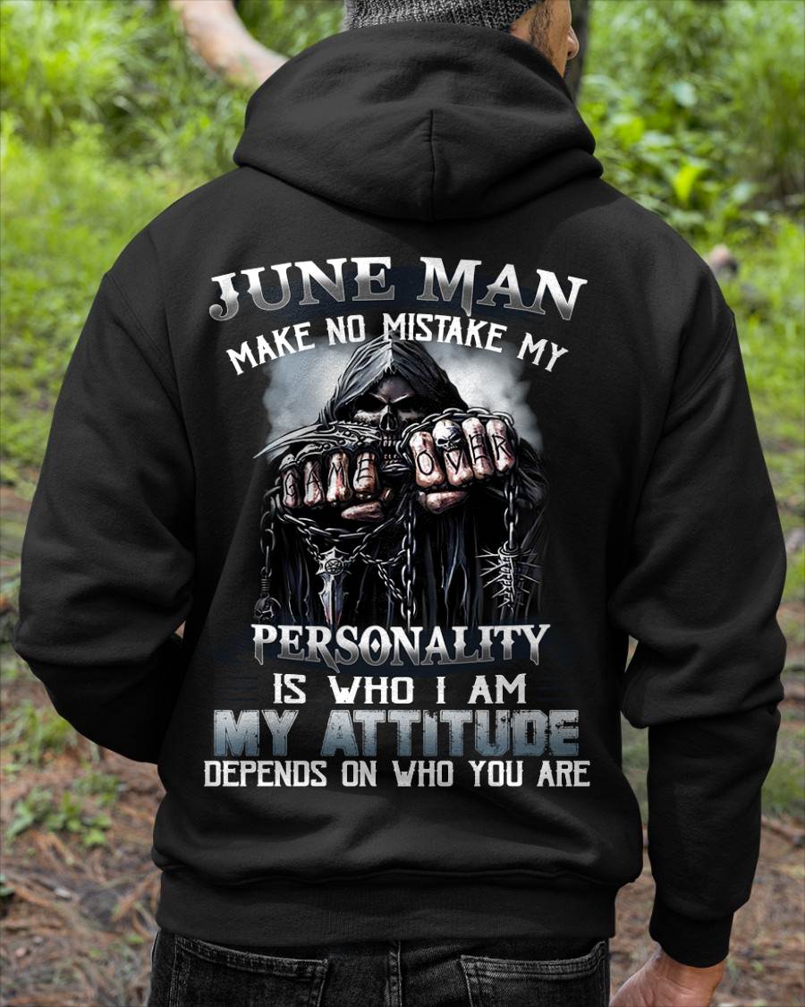 JUNE, MY ATTITUDE DEPENDS ON WHO YOU ARE-MALE SNOW06 (SKU08-83-06)