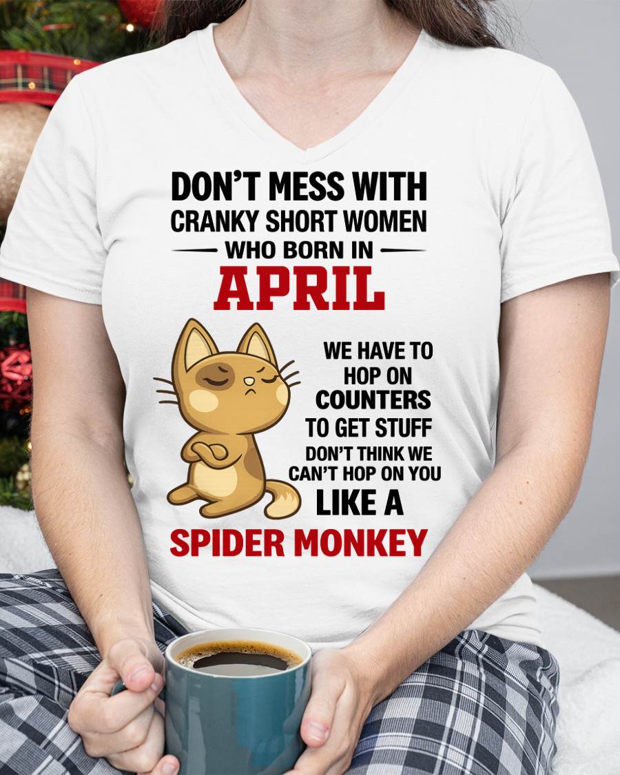 APRIL SHIRT, DON'T MESS WITH SHORT LADY - FMA SNOW04 (SKU2603-310-04)