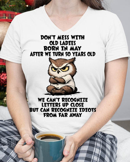 MAY SHIRT, RECOGNIZE IDIOTS FROM FAR AWAY - FMA SNOW05 (SKU2604-76-05)