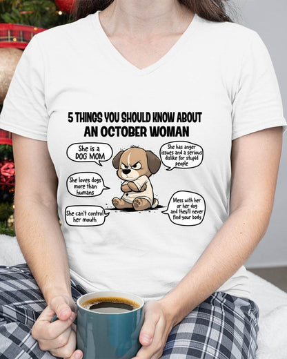 OCTOBER SHIRT, 5 THINGS YOU SHOULD KNOW ABOUT THIS WOMAN - SNOW10 (SKU2604-311-10)