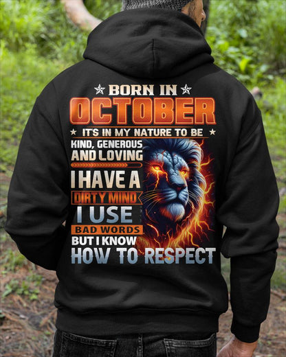 OCTOBER, I KNOW HOW TO RESPECT – SNOW MALE10 (SKU08-84-10)