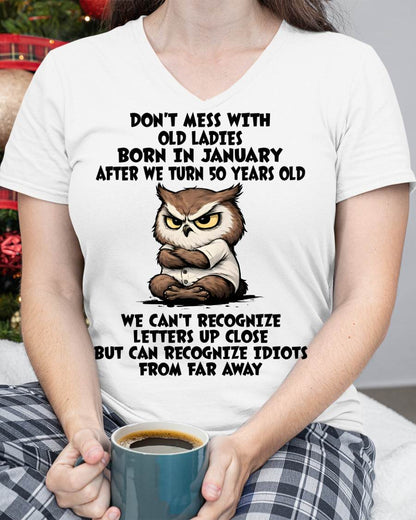 JANUARY SHIRT, RECOGNIZE IDIOTS FROM FAR AWAY - FMA SNOW01 (SKU2604-76-01)