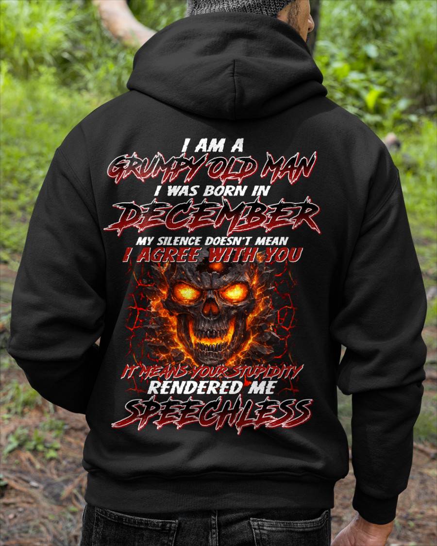 DECEMBER, MY SILENCE DOESN’T MEAN I AGREE WITH YOU – SNOW MALE12 (SKU26T-01232-12)