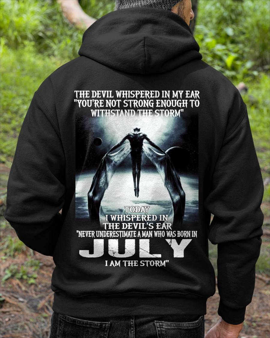 JULY, NEVER UNDERESTIMATE A MAN WHO WAS BORN IN JULY-SNOW MALE07 (SKU08-35-07)