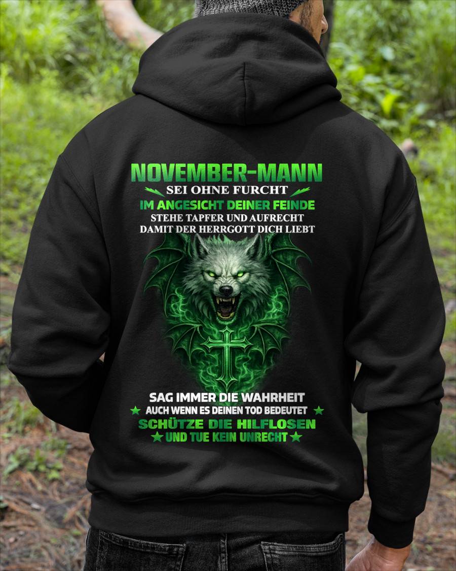 NOVEMBER, SEI OHNE FURCHT IM ANGESICHT DEINER FEINDE - SNOWMALE11 (SKU2605-356-11)