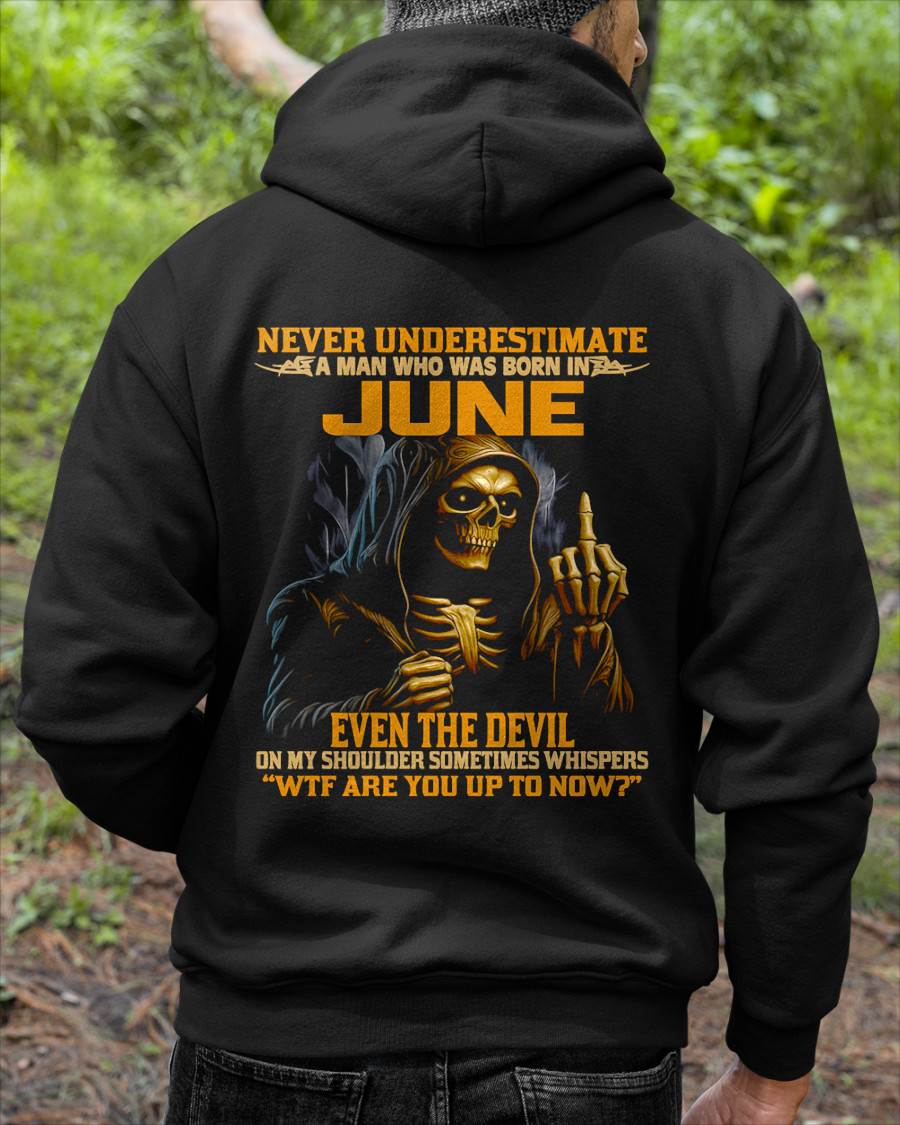 JUNE, EVEN THE DEVIL ON MY SHOULDER SOMETIMES WHISPERS -MALE SNOW06 (SKU12-276-06)