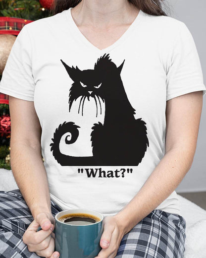 Cat What Funny Shirt T-Shirt