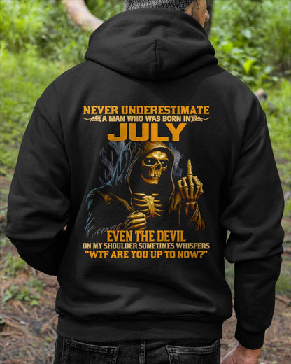 JULY, EVEN THE DEVIL ON MY SHOULDER SOMETIMES WHISPERS -MALE SNOW07 (SKU12-276-07)