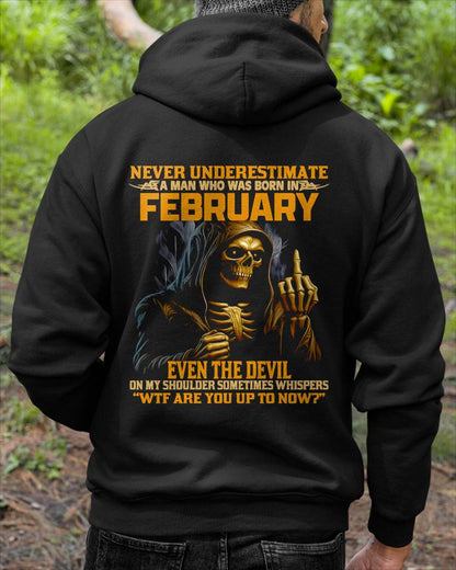 FEBRUARY, EVEN THE DEVIL ON MY SHOULDER SOMETIMES WHISPERS -MALE SNOW02 (SKU12-276-02)
