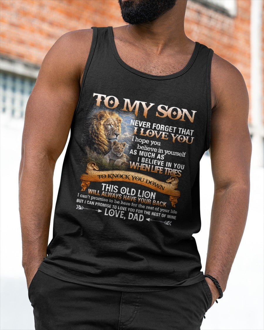 To My Son T-Shirt – Gift From Dad / Man - snow00 (SKU12-76)