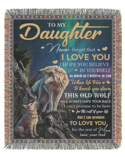 Special blanket for Daughter - From Dad blanket