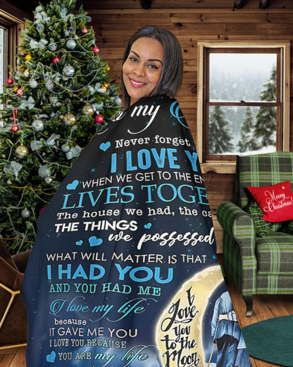 Special Gift For Your Wife Blanket - From Husband (SKU-CHAU-B10)