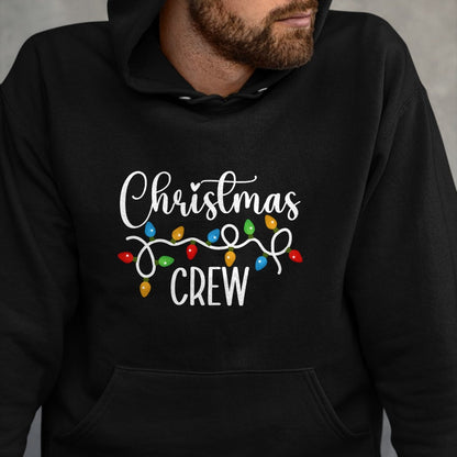 Christmas Crew Xmas Lights Family Matching Pajamas Holiday T-Shirt - Christmas Unisex T-Shirt/Hoodie/Sweatshirt - SNOW00