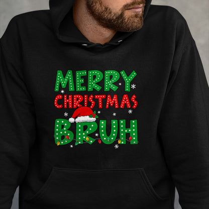 Bruh Meme Funny Saying Bro Greeting Teens Boys Men Christmas T-Shirt - Christmas Unisex T-Shirt/Hoodie/Sweatshirt - SNOW00