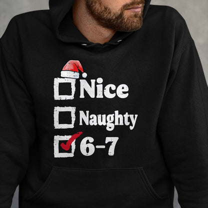 Nice Naughty 6 7 Meme 67 Christmas Six Seven Xmas Boys Kids T-Shirt - Christmas Unisex T-Shirt/Hoodie/Sweatshirt - SNOW00