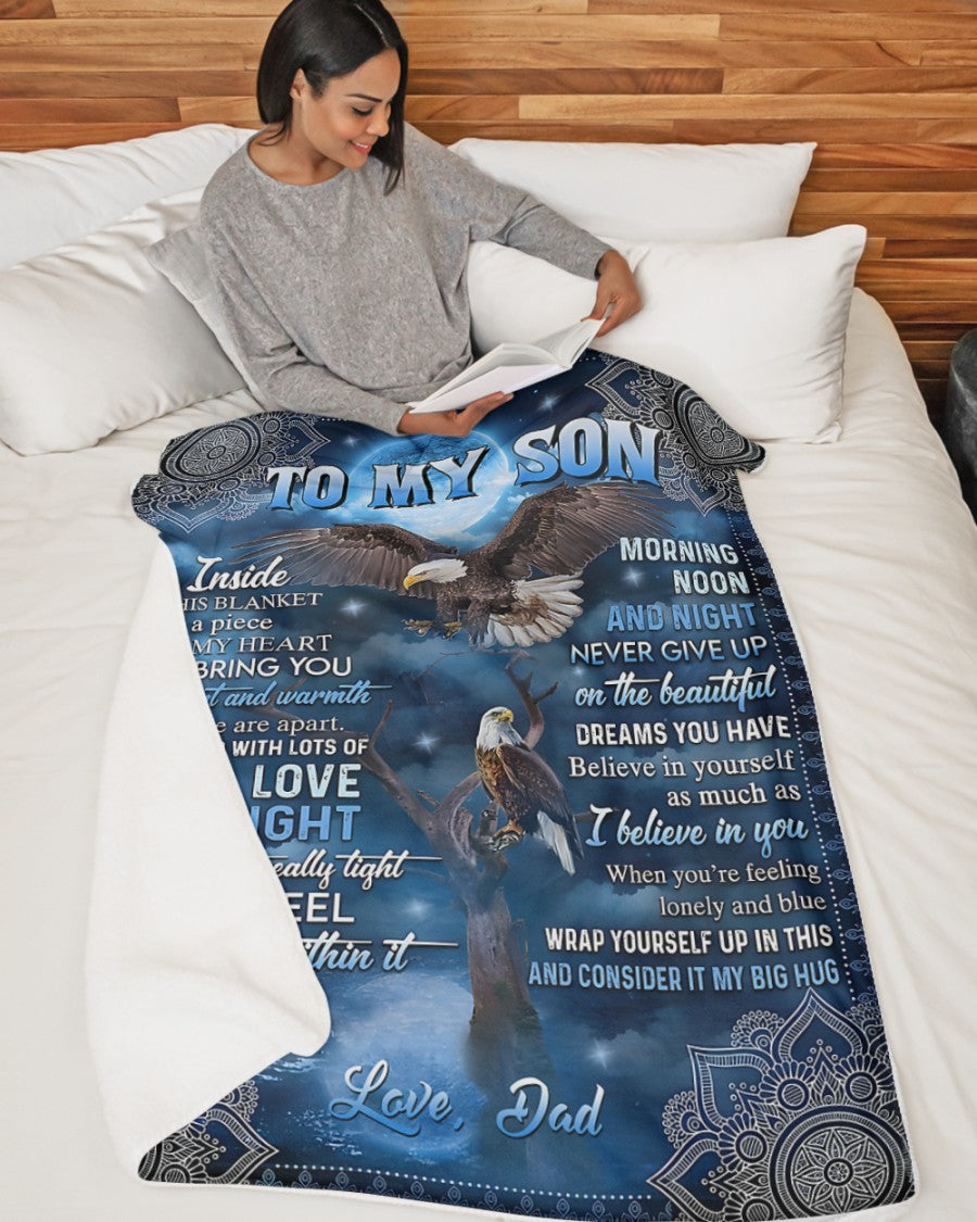 Special Gift For Your Son Blanket - From Dad (SKUB11-109)