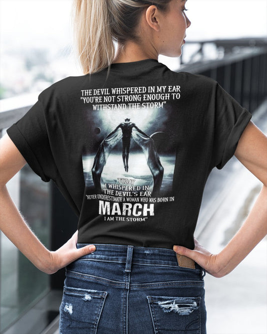 MARCH - NEVER UNDERESTIUNDER A WOMAN - I AM THE STORM-FMA -(SKU-CHAUU-03)