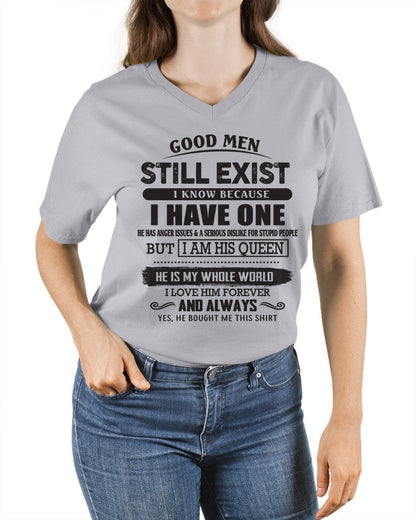 Good Men Still Exist - Perfect Gift For Your Girlfriend, Wife From Husband / Man - snow00 (SKU07-166-00)