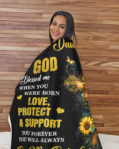 Special Gift For Your Daughter Blanket - From Mom (SKU2608-327)