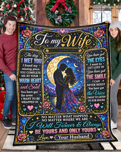 BLANKET FOR WIFE – COMFORT & WARMTH GIFT FROM HUSBAND- SNOW00 (SKU2609-189)