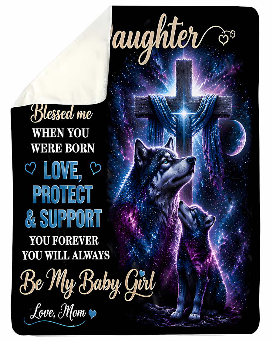 Special Gift For Your Daughter Blanket - From Mom (SKU2608-370)