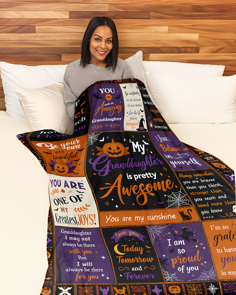 Special Gift For Your Granddaughter Blanket - From Grandma (SKU2607-264)
