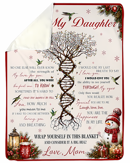 Special Gift For Your Daughter Blanket - From Mom (SKU2607-159)