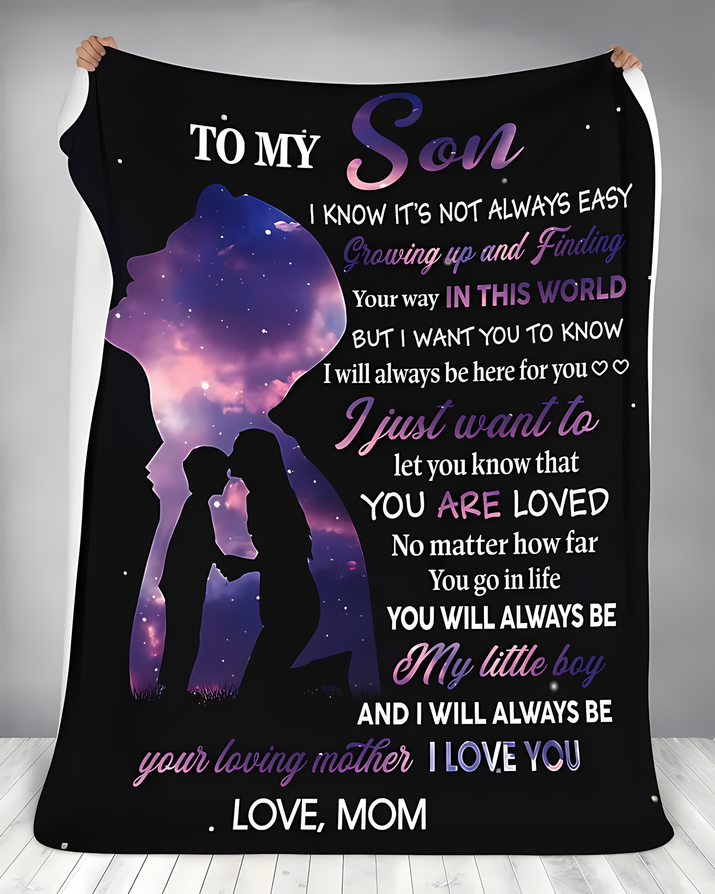 Special Gift For Your Son Blanket - From Mom (SKU2604-137)