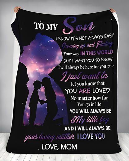 Special Gift For Your Son Blanket - From Mom (SKU2604-137)