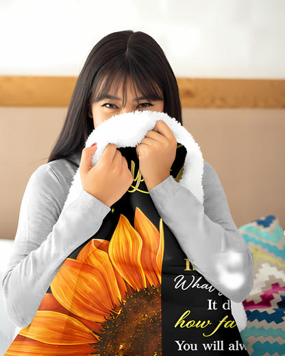 Special Gift For Your Daughter Blanket - From Mom (SKU2606-266)