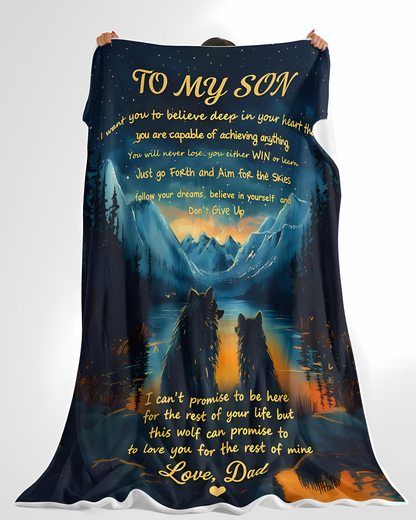 Special Gift For YourSon Blanket - From Dad (SKU2606-54)