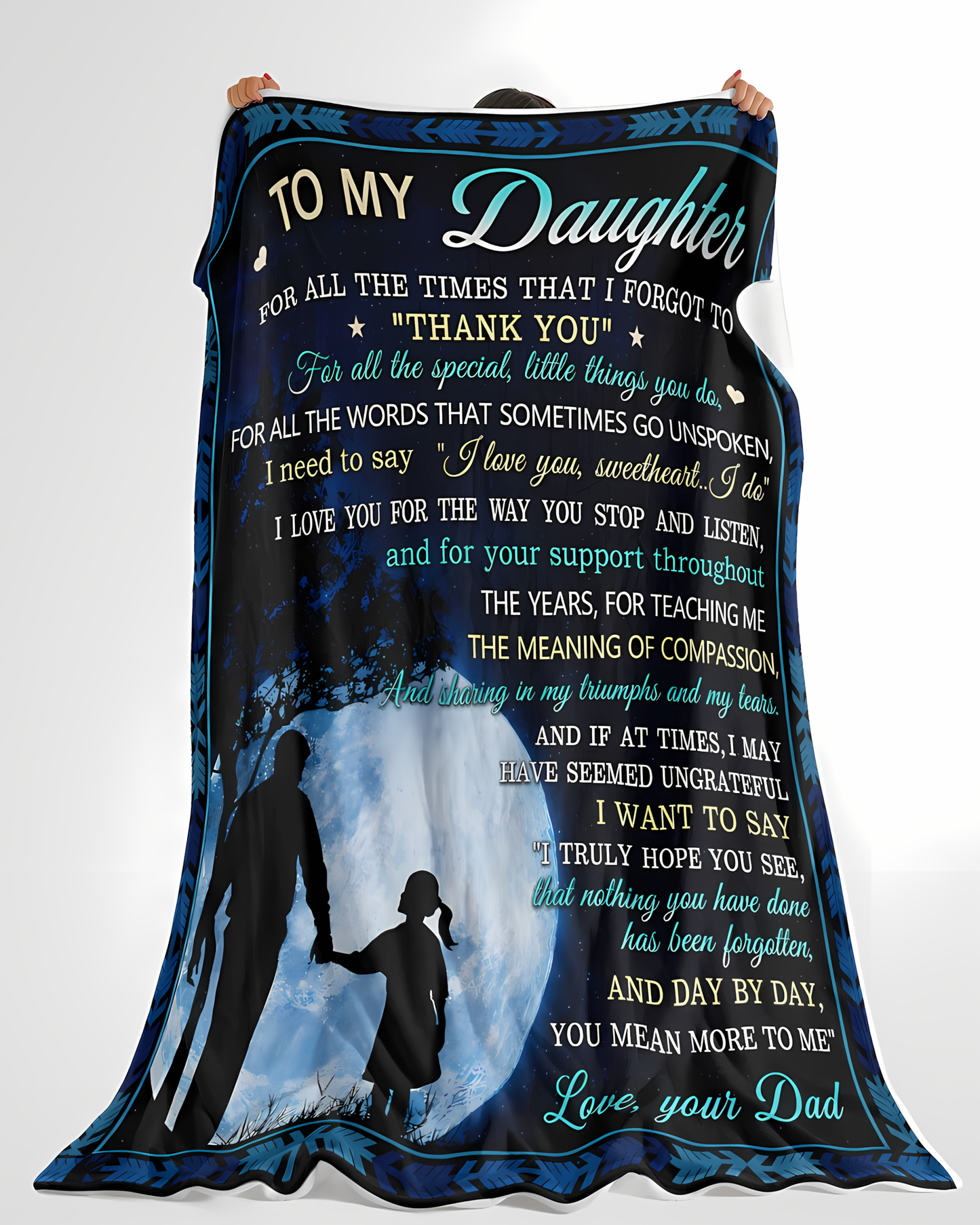 Special Gift For Your Daughter Blanket - From Dad (SKU2606-31)