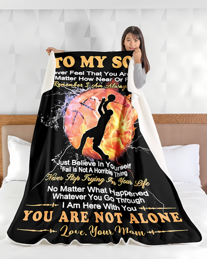 Special Gift For Your Son Blanket - From Mom (SKU2604-225)