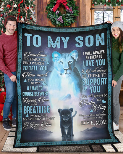Special Gift For Your Son Blanket - From Mom (SKUB06-84) FULL