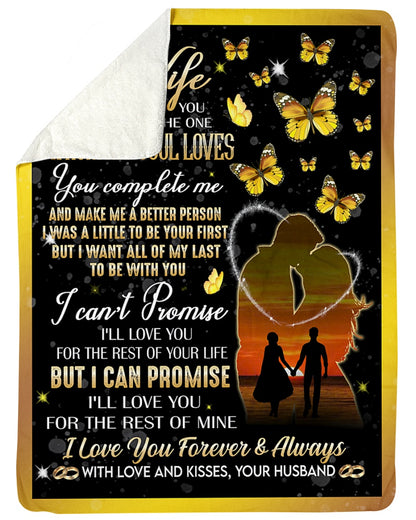 Special Gift For Your Wife Blanket - From Husband