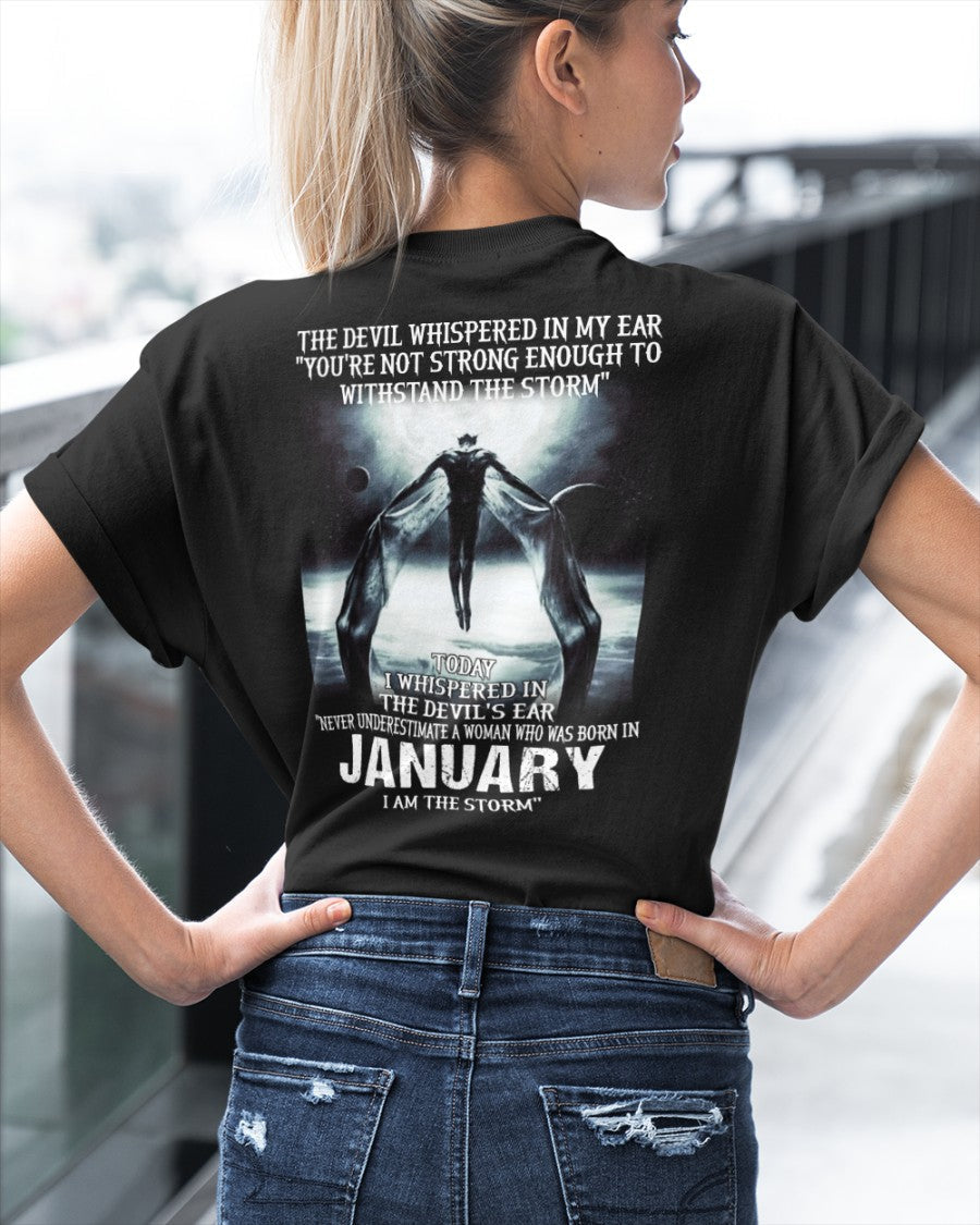 JANUARY - NEVER UNDERESTIUNDER A WOMAN - I AM THE STORM-FMA- (SKU-CHAUU-01)