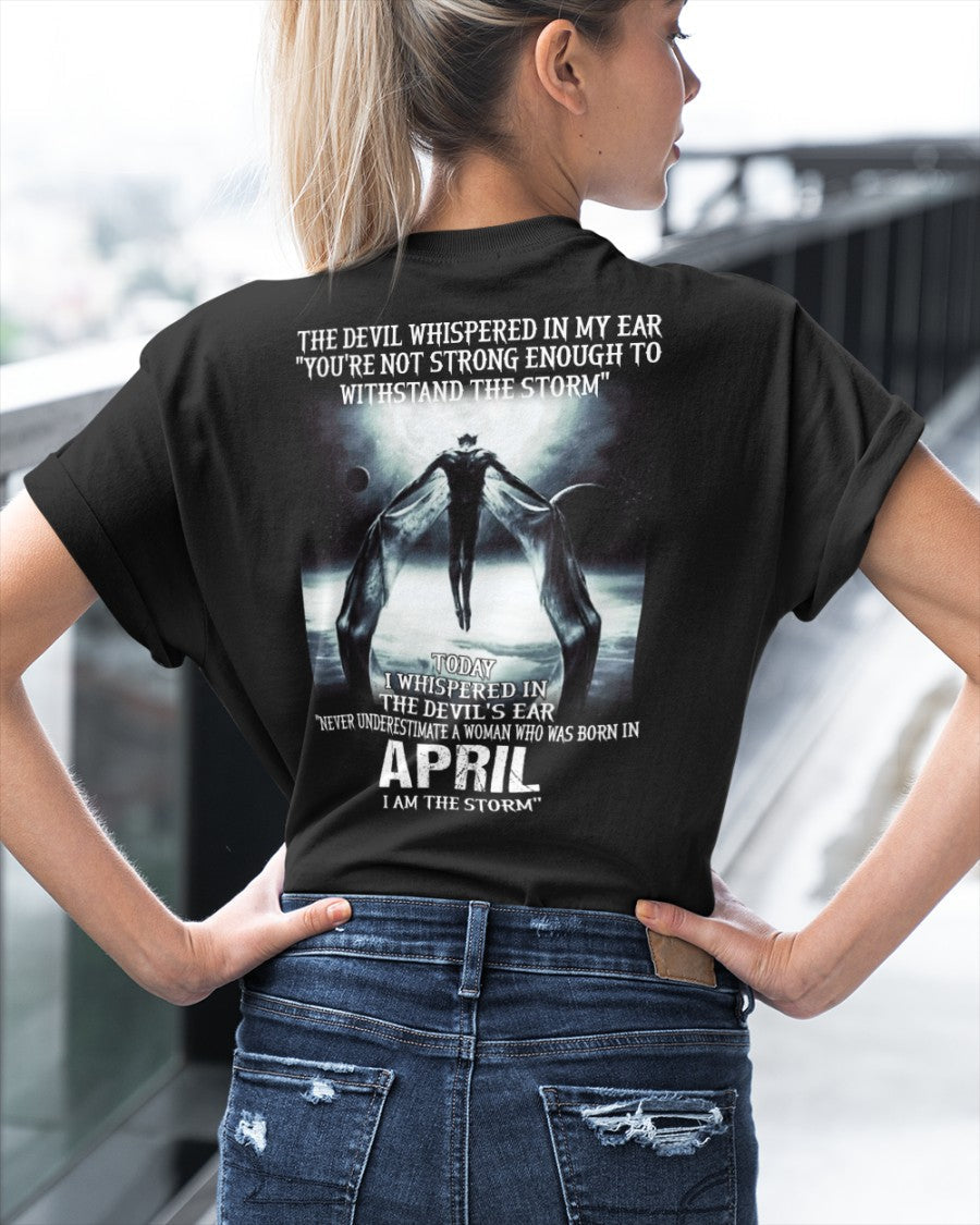 APRIL - NEVER UNDERESTIUNDER A WOMAN - I AM THE STORM-FMA-(SKU-CHAUU-04)