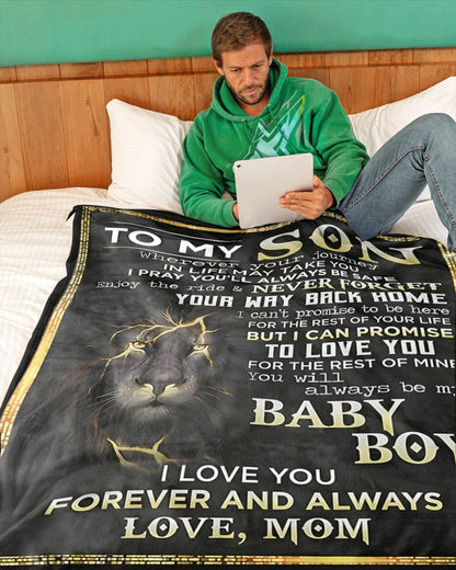 Special Gift For Your Son Blanket - From Mom (SKUB12-63)